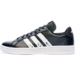 Baskets homme adidas grand court beyond - noir / blanc - tige synthtique - fermeture lacets
