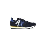 Baskets homme - armani exchange - gros logo - bleu - lacets Baskets homme - armani exchange - gros logo - bleu - lacets