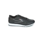 Fila orbit low noir - basket homme lacets dessus synth�tique talon plat confortable