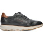 Baskets homme fluchos f2082 walter - cuir marron - lacets - confortable et lgant