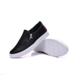 Baskets hommes - funmoon - chaussures de skate - noir - synthtique - lacets