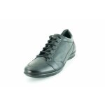 Baskets homme geox - collection geox respira - symbol d - cuir - noir