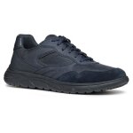 Basket homme geox u portello d - navy - cuir - lacets