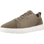 Baskets homme - geox u spherica ec4 a - bleu - lacets - textile