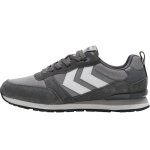 Baskets homme hummel monaco 86 - gris - taille 46 - lacets - tige en maille et daim synthtique