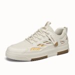 Baskets homme - insfity - sneakers en maille respirante - plat - beige