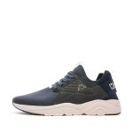 Baskets homme kappa san puerto - marine - tige textile - semelle synthtique - fermeture par lacets