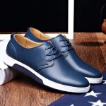 Baskets hommes mode chaussures d�contract�s confortables chauds - bleu - pour homme
