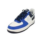 Baskets homme nike air force 1 07 lv8 en cuir bleu � lacets