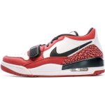 Baskets blanches / rouge homme nike air jordan legacy 312 low