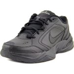 Baskets homme nike air monarch iv en cuir noir - lacets