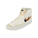 Baskets homme nike blazer mid 77 en cuir blanc  lacets