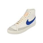 Baskets homme nike blazer mid 77 vntg en cuir blanc - lacets - style vintage