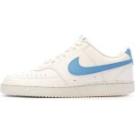 Baskets homme - nike - court vision low - blanc / bleu - tige synthétique Baskets homme - nike - court vision low - blanc / bleu - tige synthétique