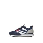 Basket homme pepe jeans ref 61088 595 navy - pepe jeans - navy - homme - textile - lacets - plat