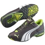 Baskets homme puma noir et jaune