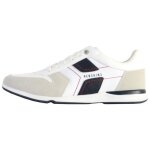 Basket homme - redskins - adjoint - lacets plats - blanc marine - confort exceptionnel