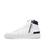 Baskets homme redskins habile - blanc - cuir synth�tique - lacets