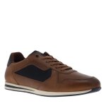 Basket homme - redskins - linos - cuir - lacets plats cognac - confort exceptionnel Basket homme - redskins - linos - cuir - lacets plats cognac - confort exceptionnel