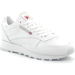 Baskets homme - reebok - classic leather - cuir - blanc monowhite - lacets Baskets homme - reebok - classic leather - cuir - blanc monowhite - lacets