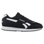 Basket homme reebok glide ripple - noir - daim - nubuck - lacets