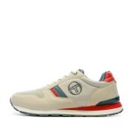 Baskets homme - sergio tacchini - winder - beige - tige en textile - fermeture par lacets