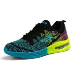 Baskets hommes sport royale - funmoon - cuir - bleu - lacets Baskets hommes sport royale - funmoon - cuir - bleu - lacets