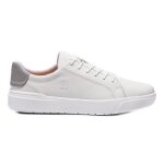 Baskets homme - timberland seneca bay - blanc - cuir - talon plat 3cm