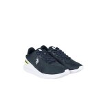 Baskets homme u. s. polo assn. kaleb002 en cuir bleu - lacets plats Baskets homme u. s. polo assn. kaleb002 en cuir bleu - lacets plats