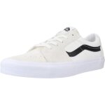 Basket homme - vans - 126465 blanc - textile - vulcanis - lacets