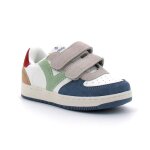 Basket bb - victoria - 1124116 - bleu - talon plat - lacets