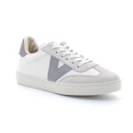 Basket homme - victoria - 126184 gris - lacets - textile - plat