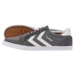 Baskets hummel slimmer stadil - hummel - homme - beige - lacets - plat - canvas