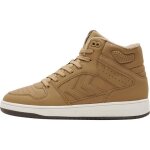 Baskets hummel st. power play mid - marron - 36 - homme - plat - lacets - textile