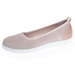 Isotoner ballerines rosepoudr femme