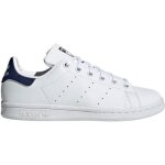 Baskets junior - adidas - stan smith - matriaux recycls - blanc - lacets