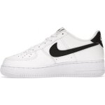 Basket junior nike air force 1 - blanc - cuir - garon - enfant - lacets