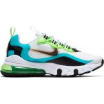 Basket junior nike air max 270 react gs - blanc / vert / bleu / noir - cj4060 - 300