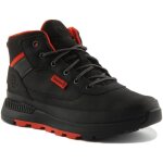 Baskets junior timberland field trekker mid en cuir synthétique noir rouge - confortable et adhérente ... Baskets junior timberland field trekker mid en cuir synthétique noir rouge - confortable et adhérente ...