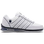 Baskets k - swiss rinzler - homme - cuir - blanc - ornements en m�tal