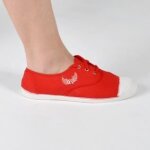 Basket kaporal 5 shana - rouge
