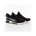 Basket - kaporal - signature - noir - synth�tique - lacets classiques