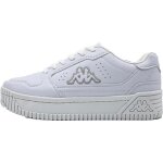 Baskets - kappa - emela - femme - blanc - textile - lacets
