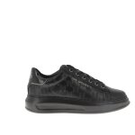 Basket karl lagerfeld kl52549 - mixte - cuir - noir - pointure homme 41