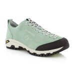 Baskets kimberfeel chogori menthe femme - chaussure outdoor en cro�te de cuir - semelle vibram - vert ...