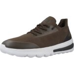 Basket � lacets geox spherica actif - vert - homme - scratch - synth�tique