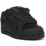 Baskets  lacets pour hommes dvs celsius - noir - cuir - chaussure de skate hritage