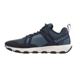 Basket  lacets timberland winsor trail - timberland - homme - bleu sombre - plat - cuir