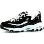 Basket dlites - biggest fan - skechers - femme - noir et blanc - air - cooled mf