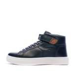 Baskets marines garon chevignon 876340 - chaussures montantes - tige en similicuir - fermeture par scratch ...